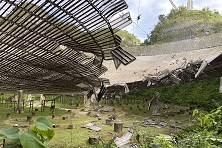 Arecibo dish damage