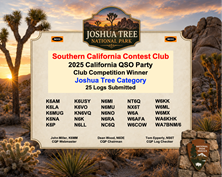 2025 CQP SCCC Joshua Tree Winner