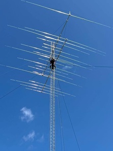 K6RO's new Maine antennas